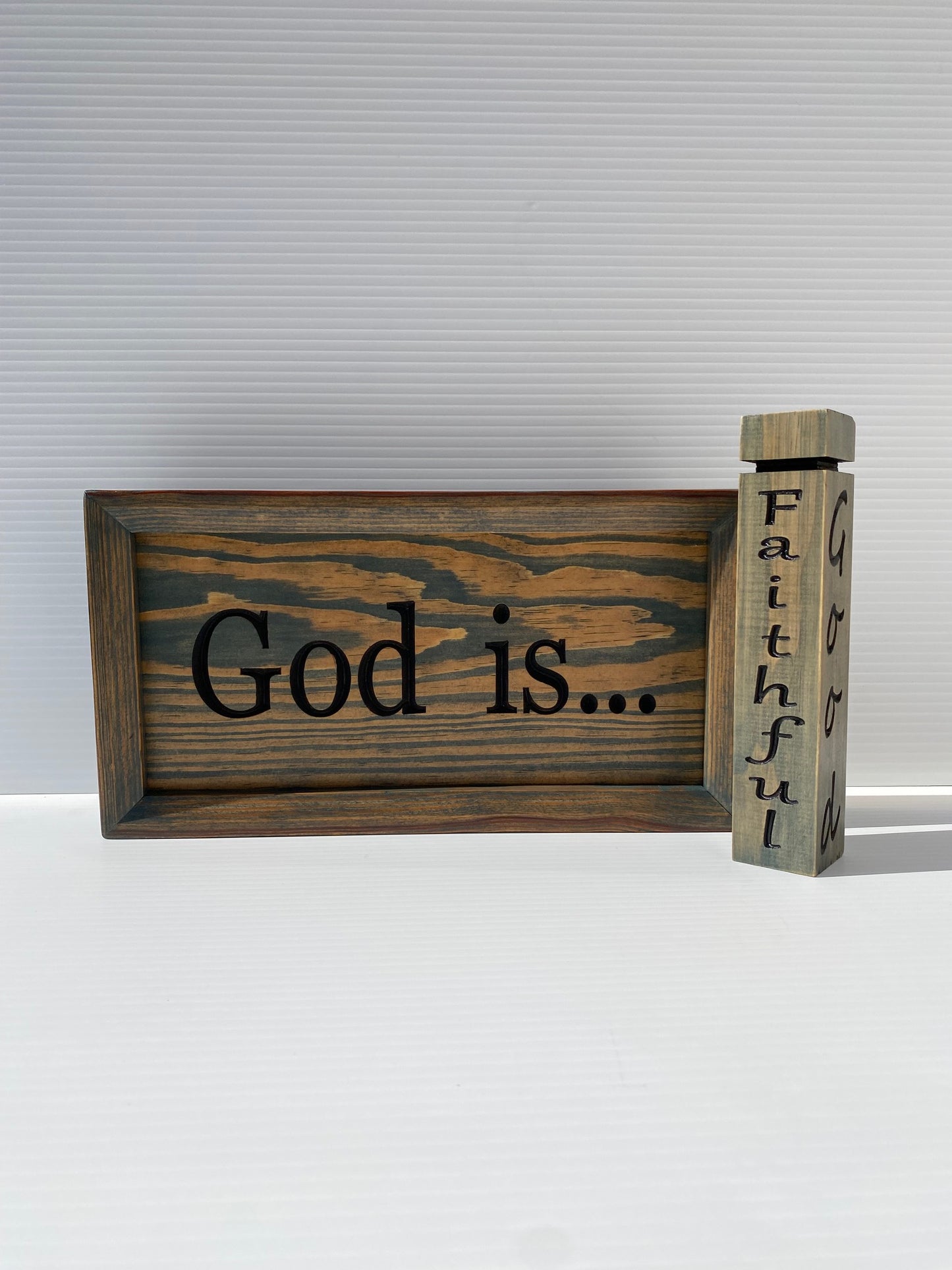 God Is [ Blue Ocean ] Black Letters